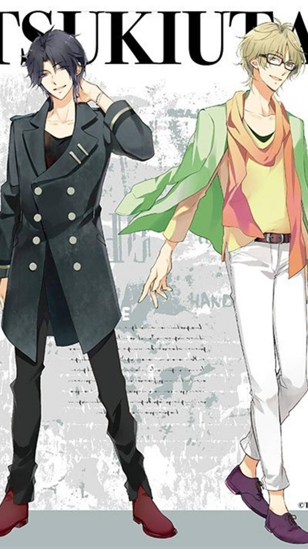 月歌卡通帅气美少年