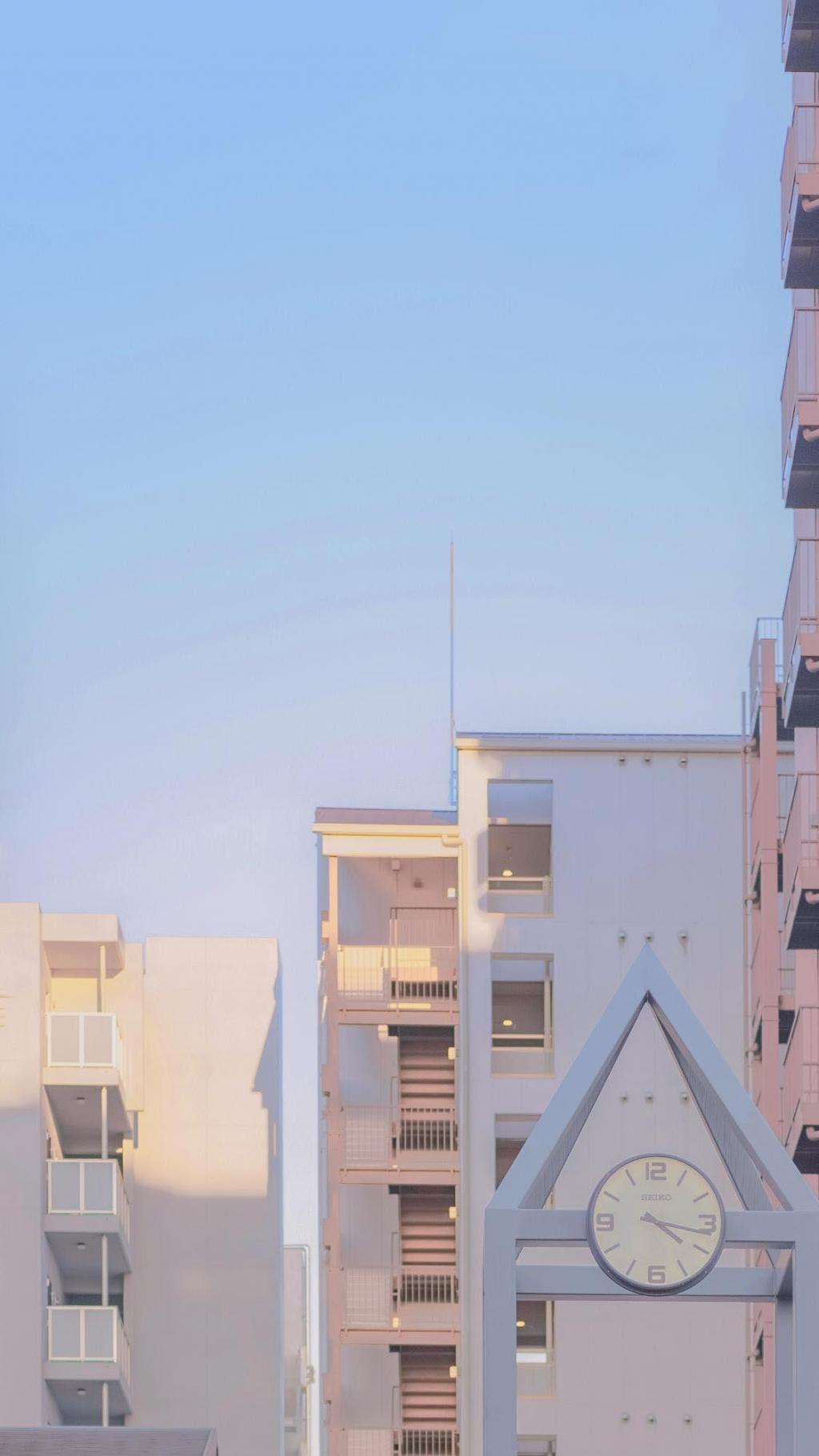 小清新唯美日系日本城市街道