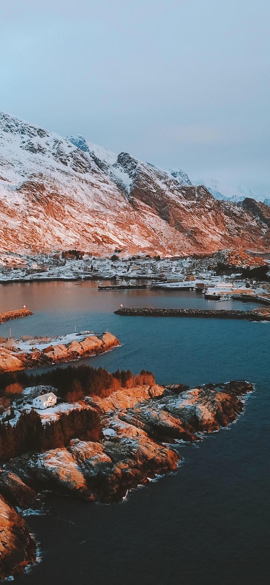冬天里的迷人雪景