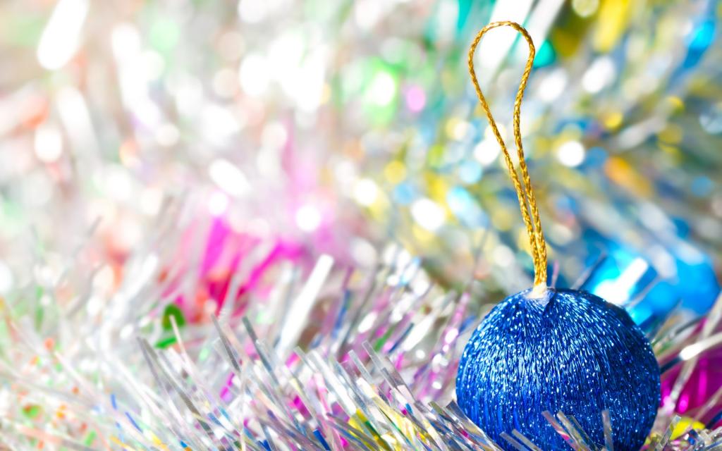 圣诞节多色彩球