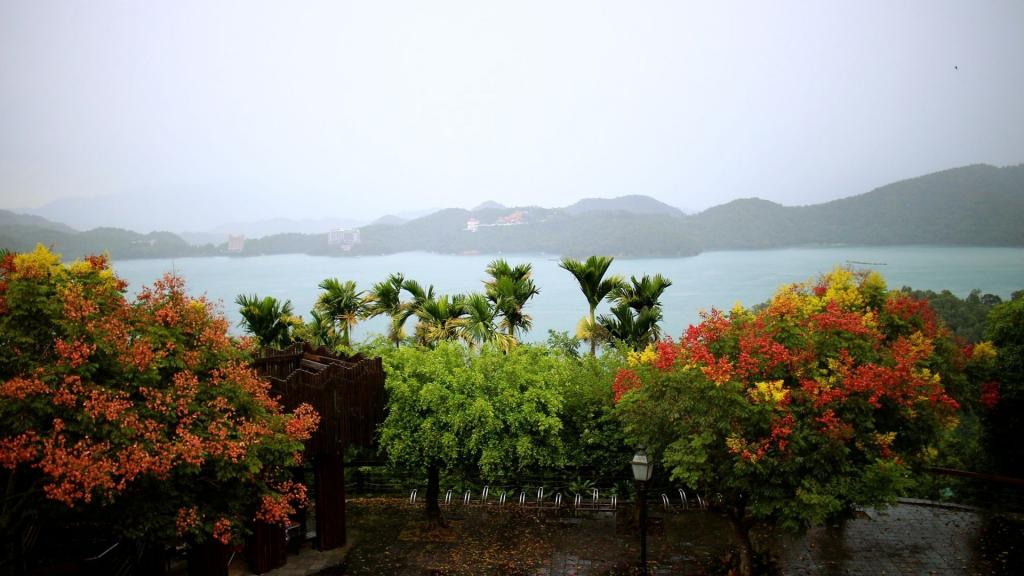日月潭景区是台湾唯一的天然湖