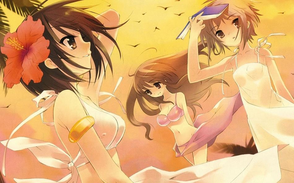 《凉宫春日》的忧郁动漫人物清新