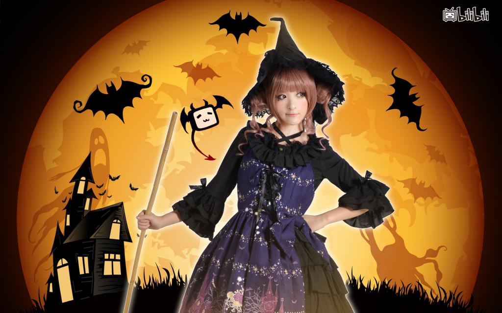 徐娇cosplay万圣节
