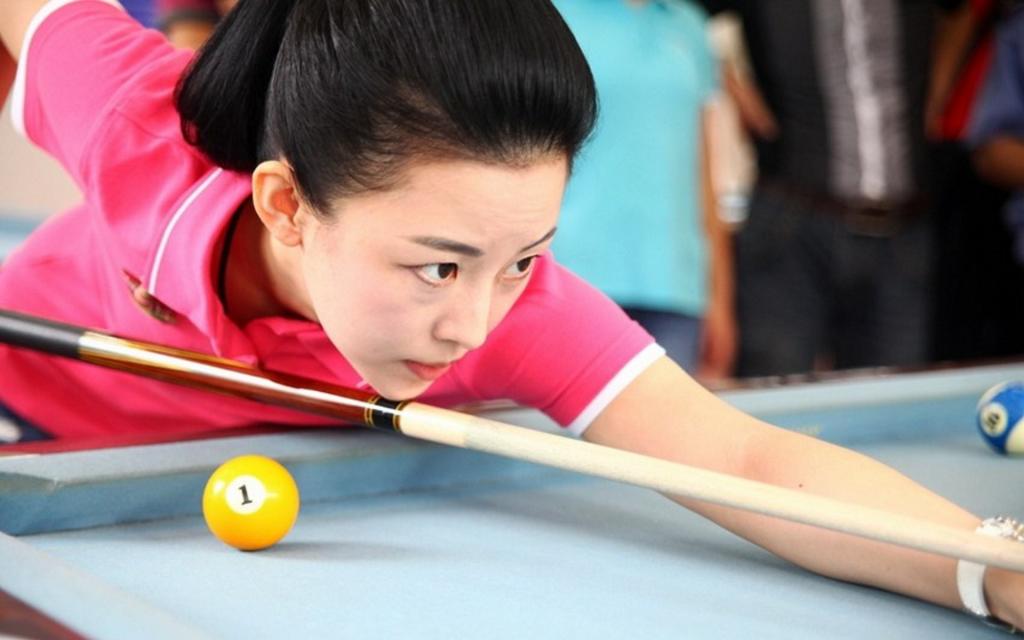 九球天后潘晓婷台球美女