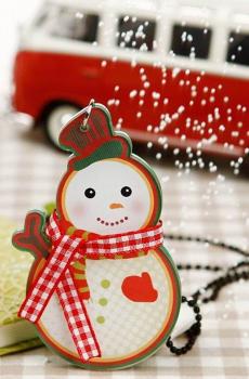 可爱圣诞雪人-1