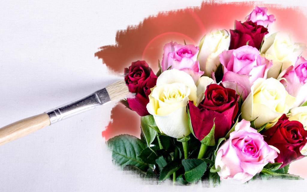 另类的笔触油画