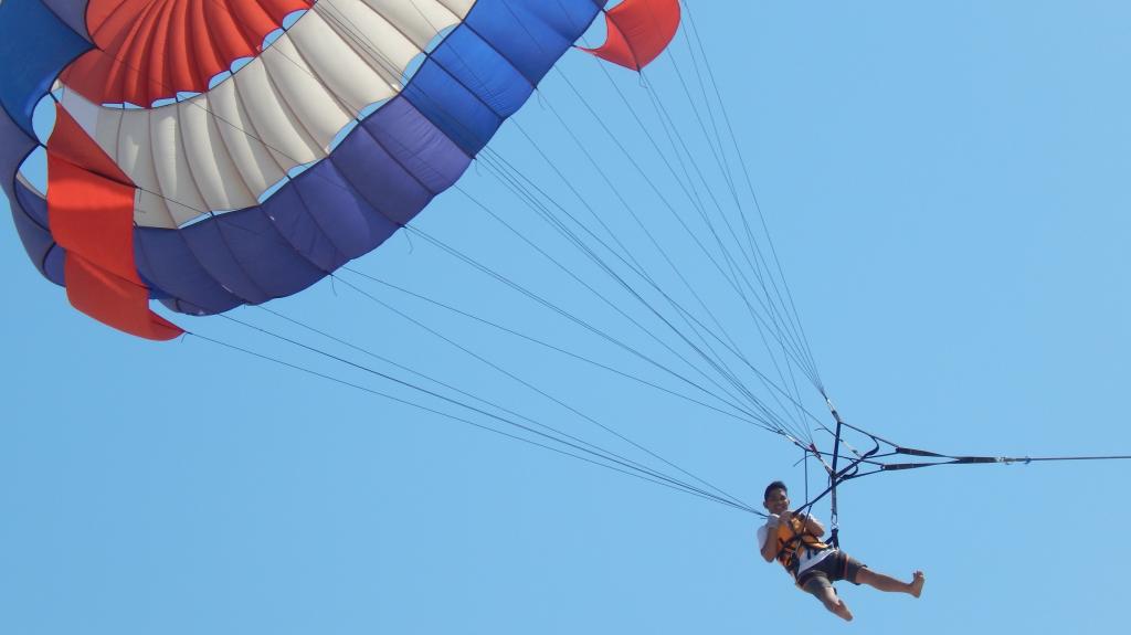 高空跳伞运动图片