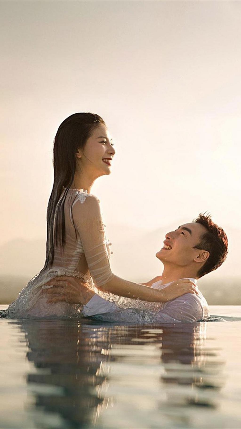 秦凯何姿唯美婚纱写真