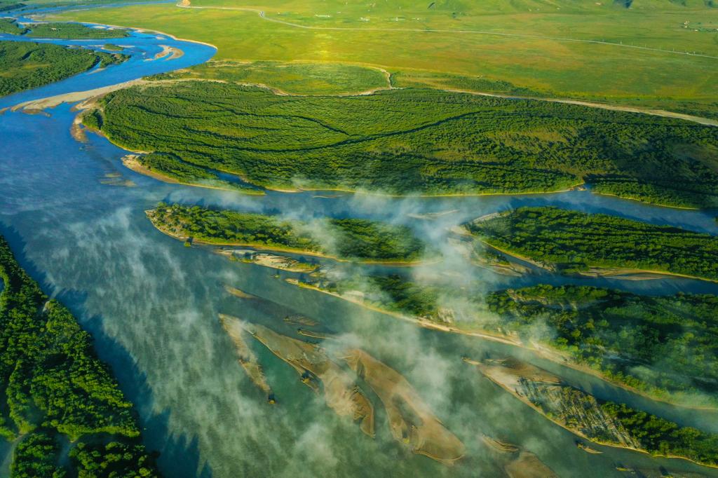 阿万仓草原唯美风光