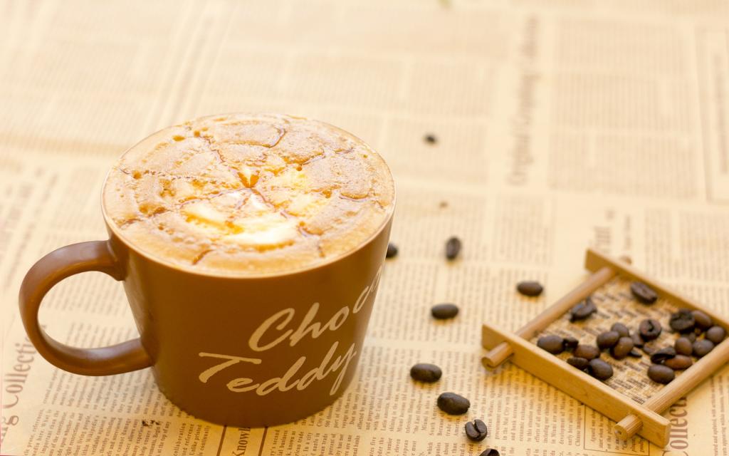 治愈系咖啡唯美意境