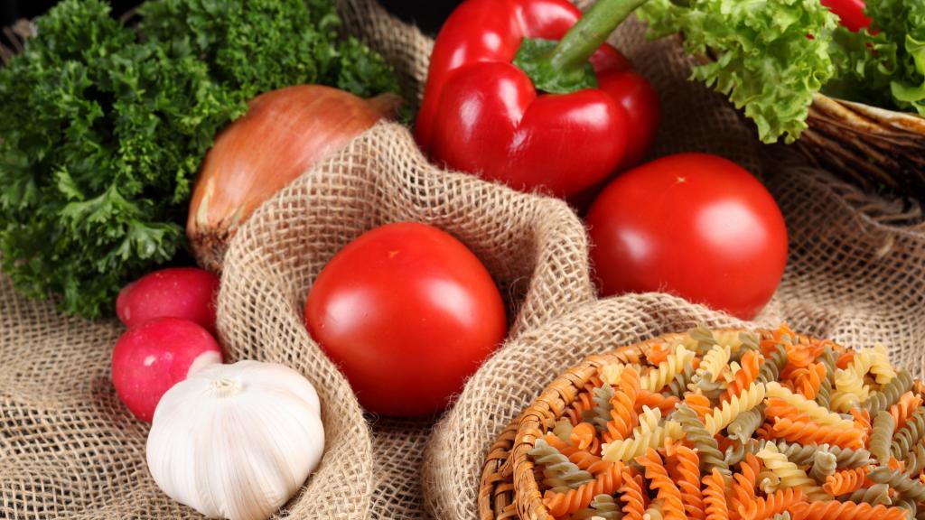 色彩鲜艳的水果蔬菜