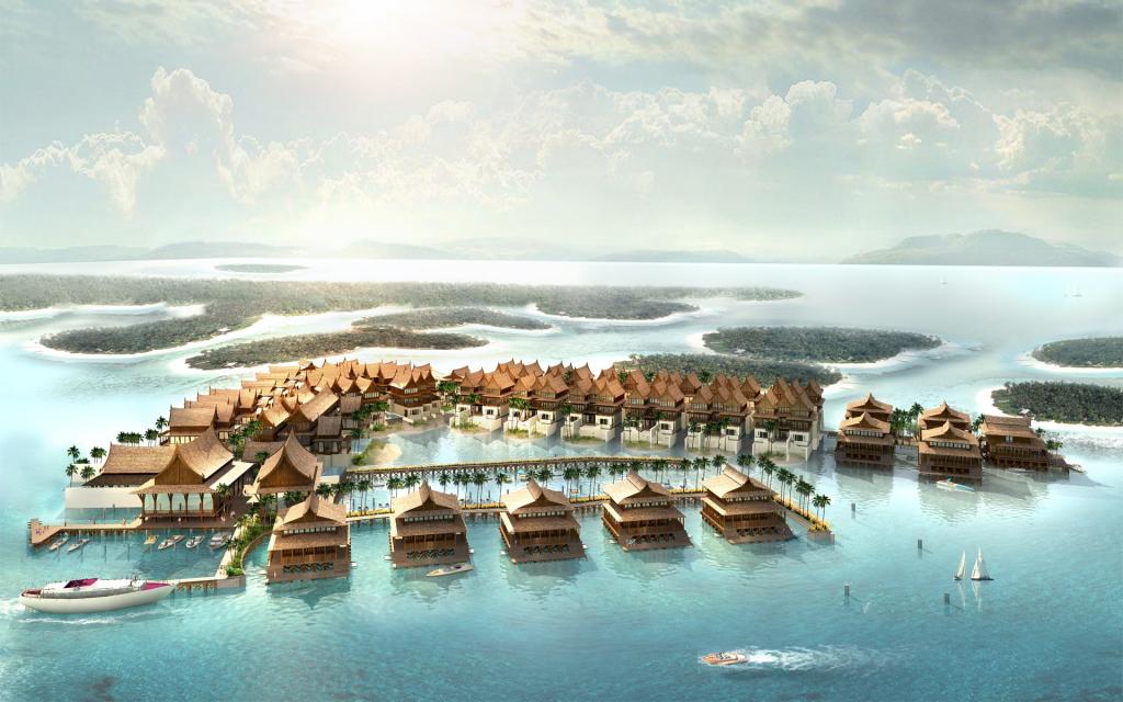 3D建筑园林效果