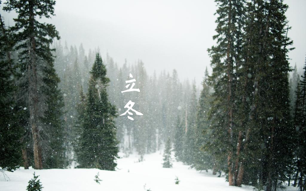 立冬时节的风景