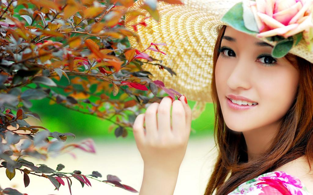 娇美似花的女孩