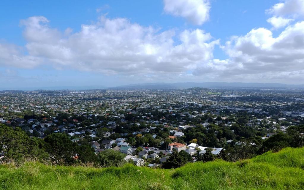 新西兰奥克兰伊甸山风景