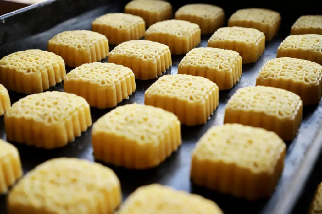 中秋节金桂飘香美味月饼