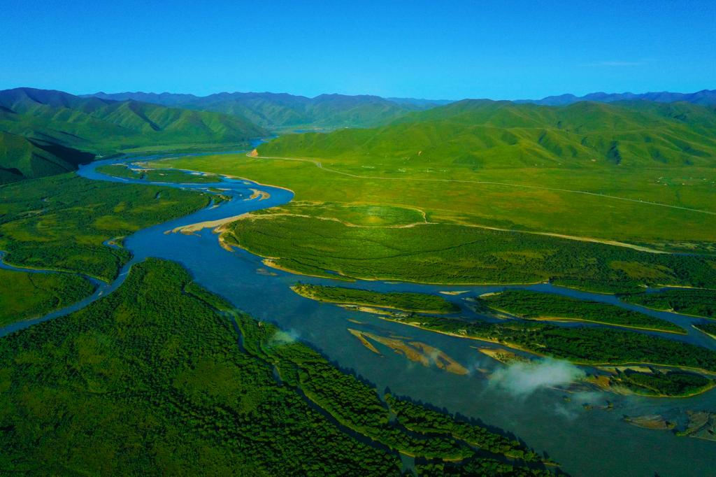 阿万仓草原唯美风光