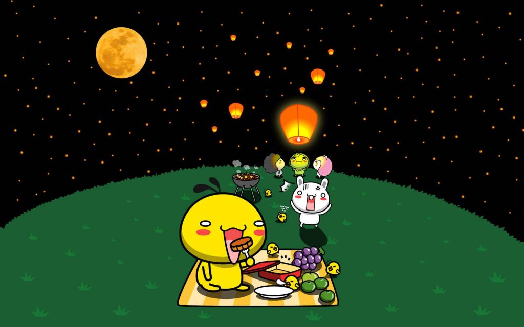 油爆叽丁中秋花好月圆