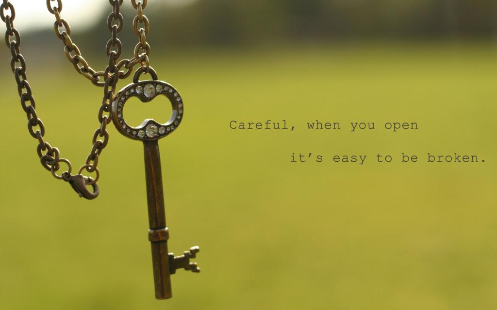 钥匙代表你的心