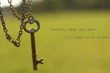 钥匙代表你的心