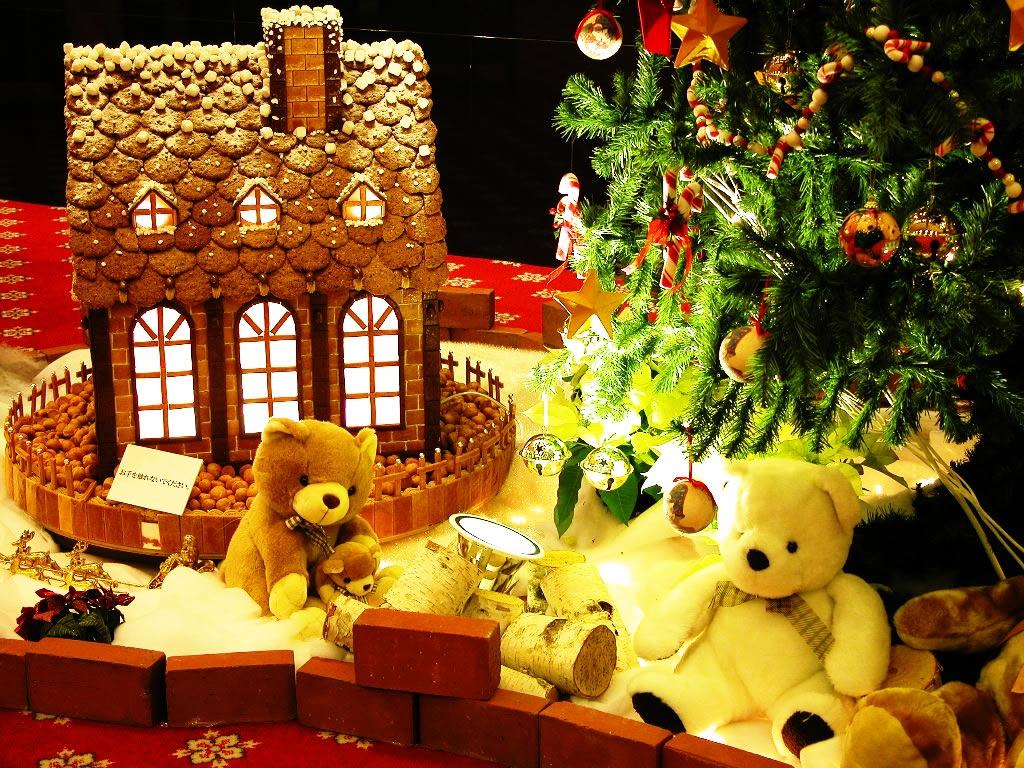 圣诞绚丽多彩夜景