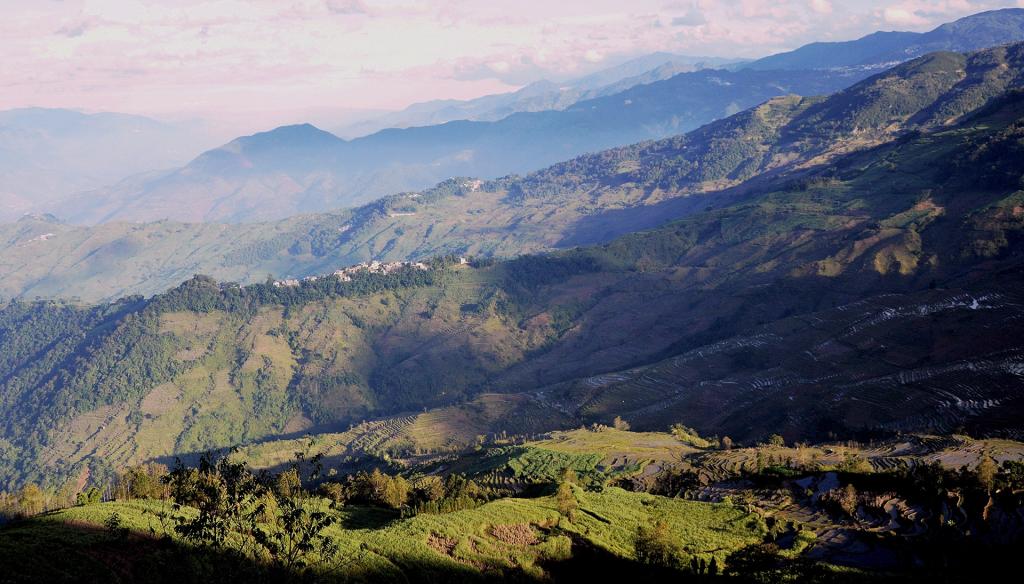 哈尼梯田唯美风光