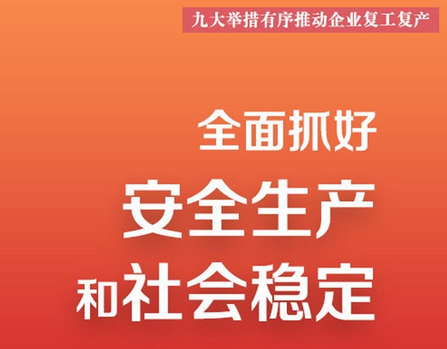 复工复产如何做到安全有序