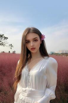 欧美性感美女甜美可爱户外写真-3