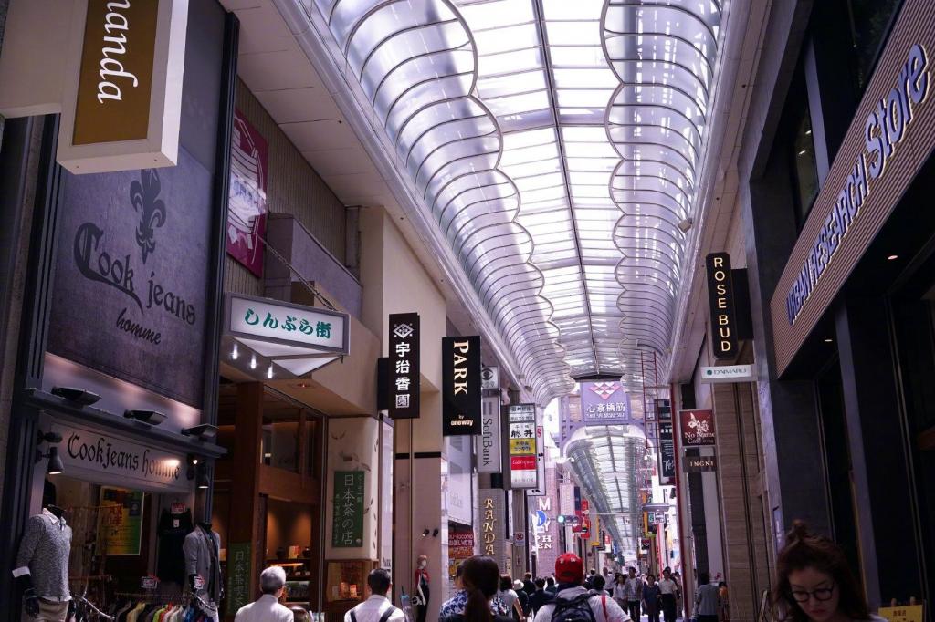 日本古城大阪唯美城市风光