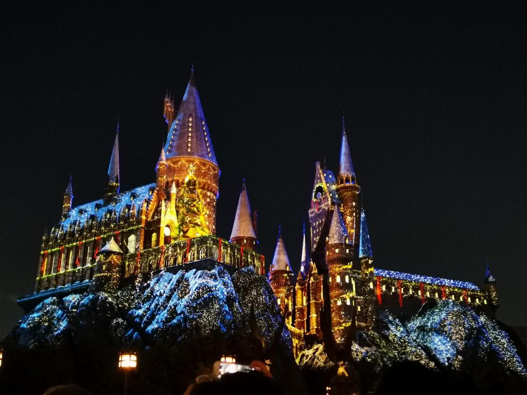 十一国庆节环球影视城迷人夜景