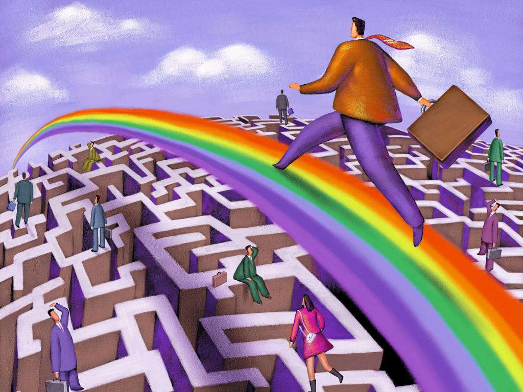 清新的插画图片