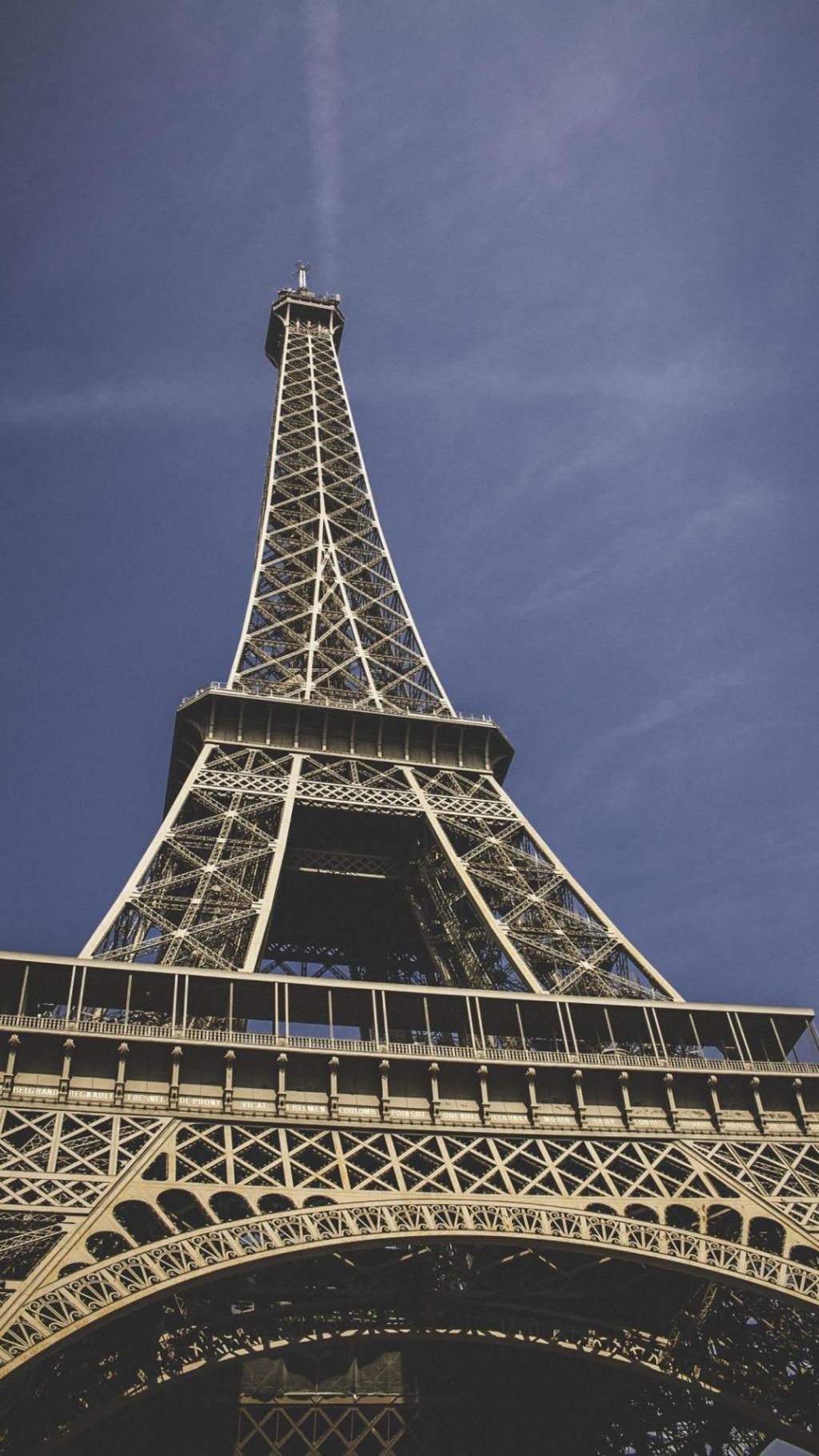 历史建筑埃菲尔铁塔唯美风光风景