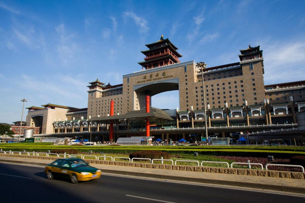 壮观的北京西客站