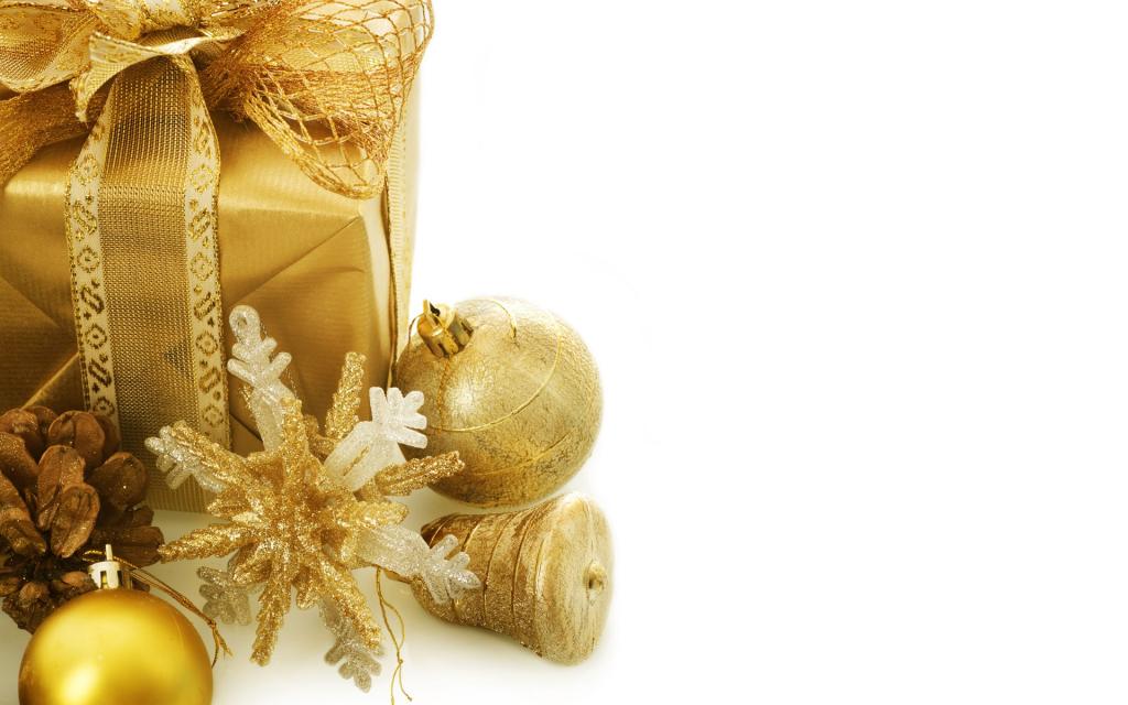 圣诞节绚丽彩球