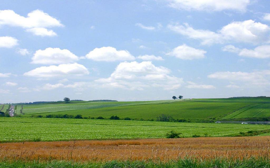 蓝天白云唯美护眼风景
