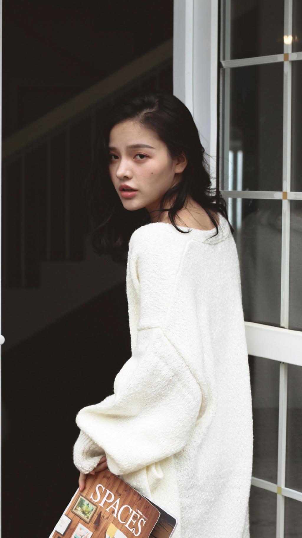 甜美素雅女神私房写真