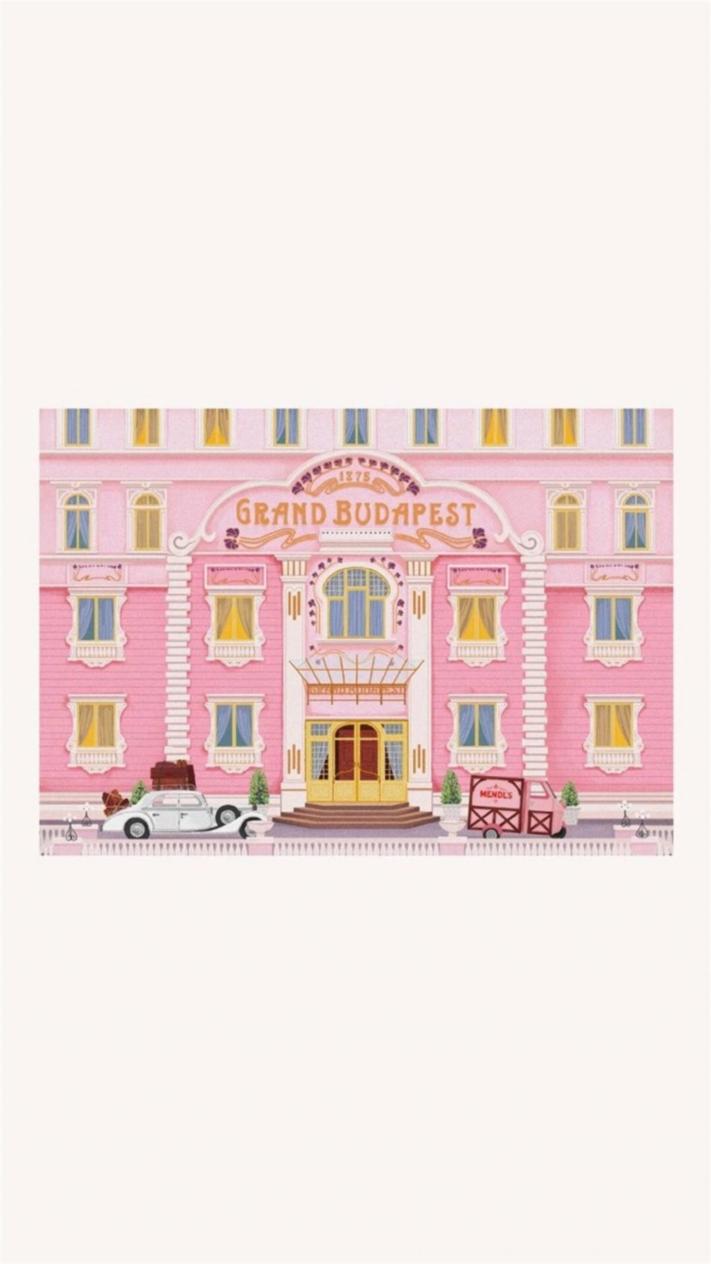 唯美白底建筑插画