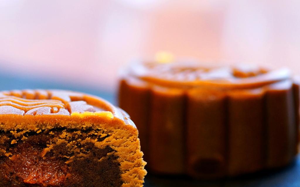 中秋节美味的月饼