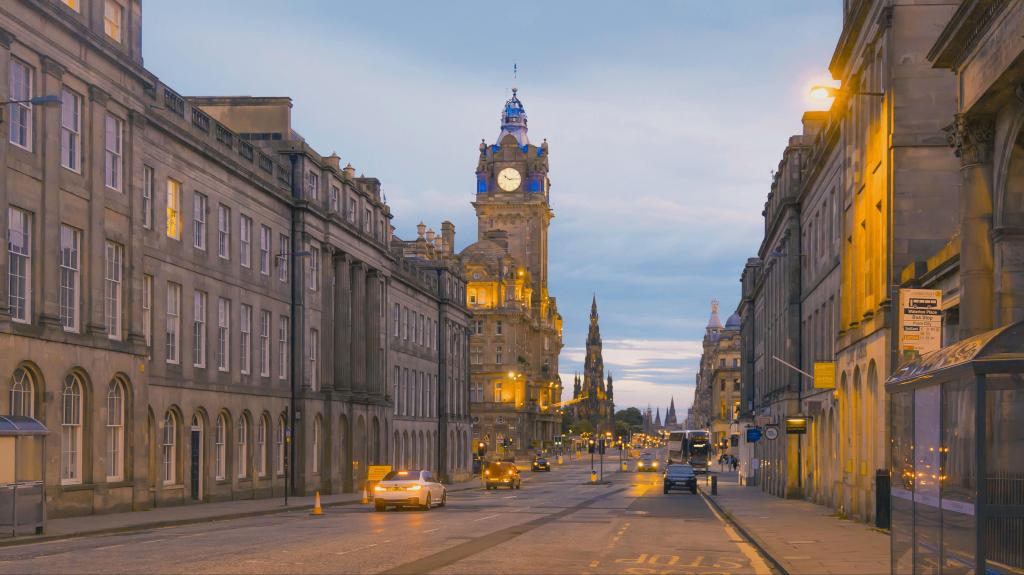 爱丁堡唯美黄昏美景