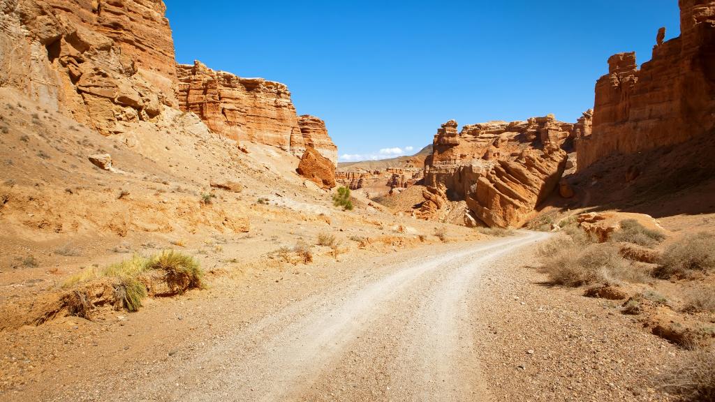 荒漠戈壁峡谷风景