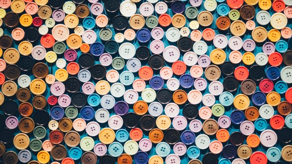 时尚的创意纽扣