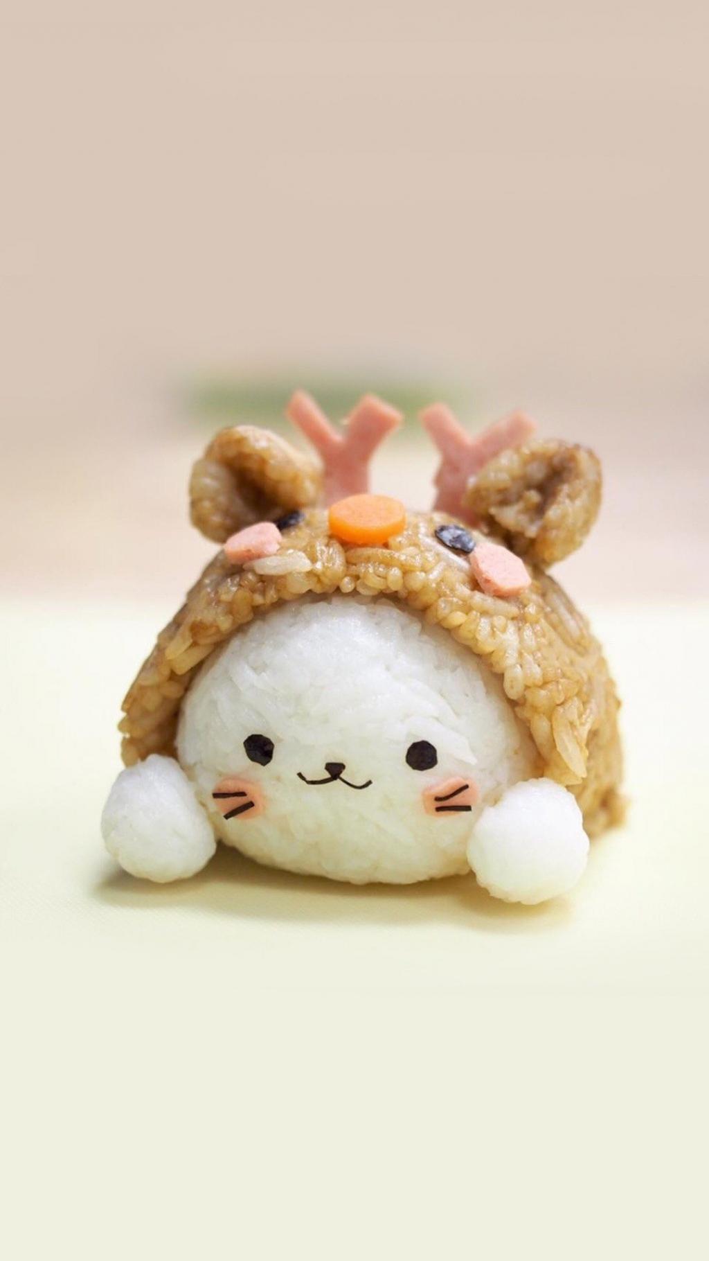 可爱创意米饭制成卡通人物