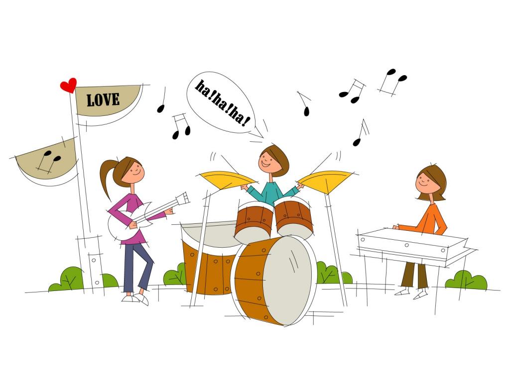 可爱矢量简笔卡通图片