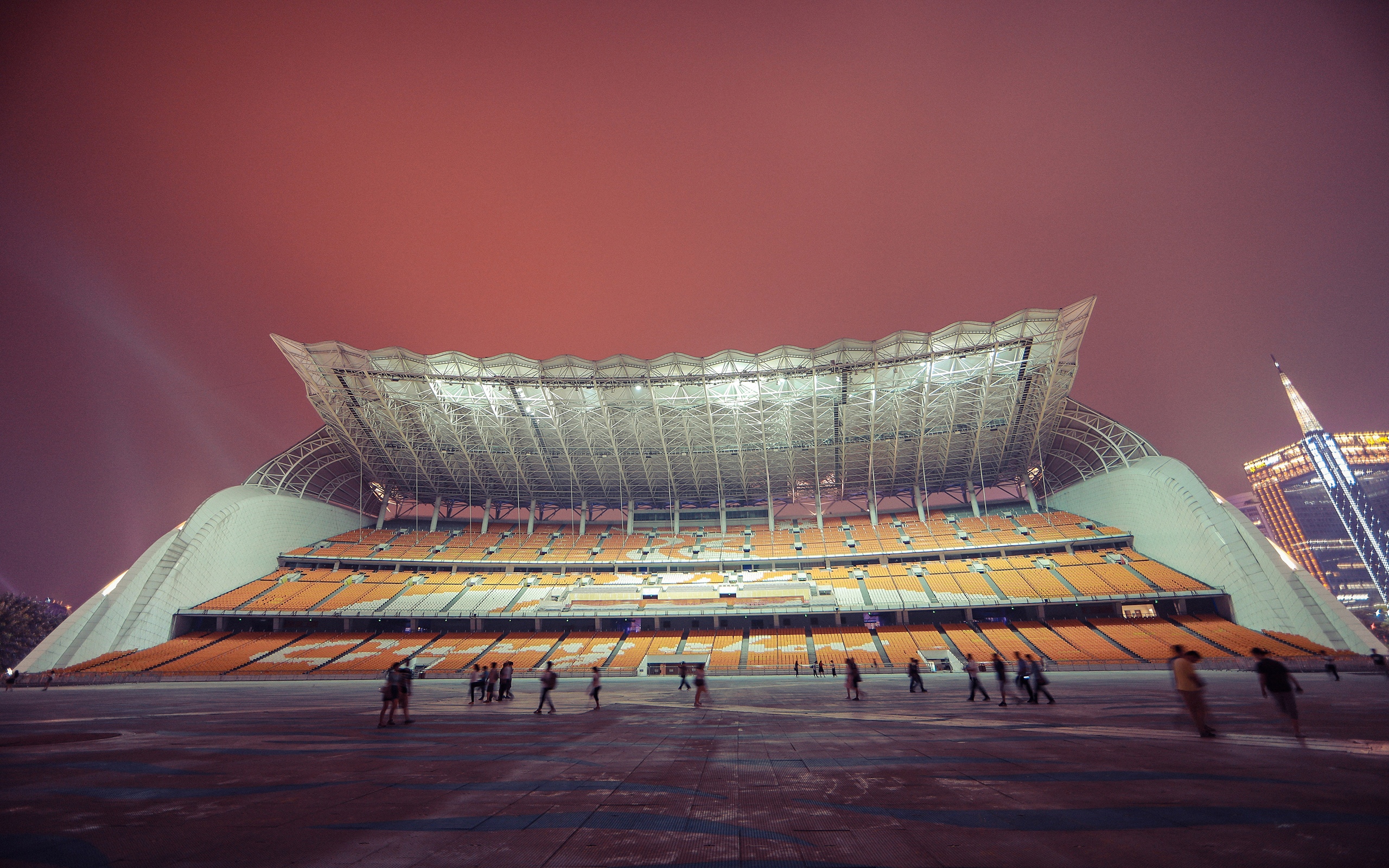 广州海心沙夜景,高清图片,电脑桌面-壁纸族