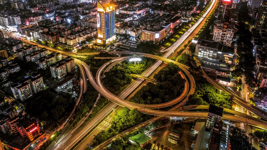 广东深圳城市风光