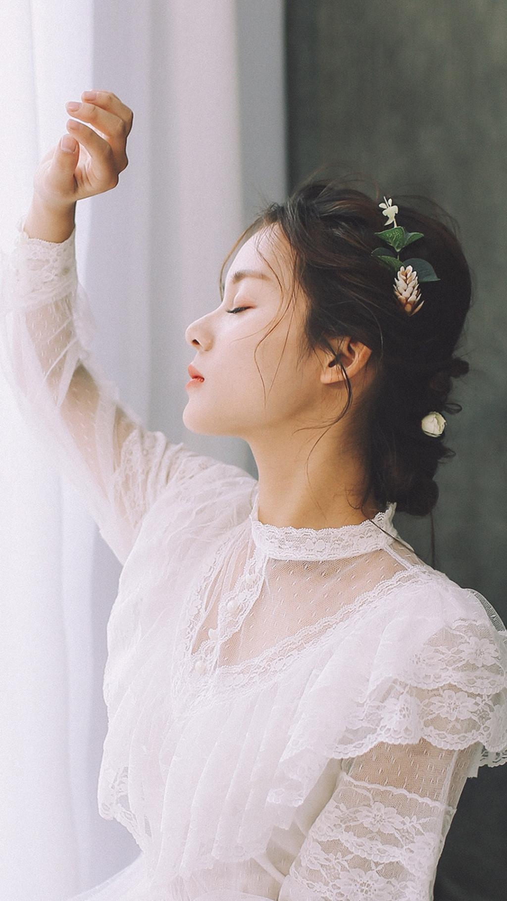 纯白的婚纱,给最纯净的你