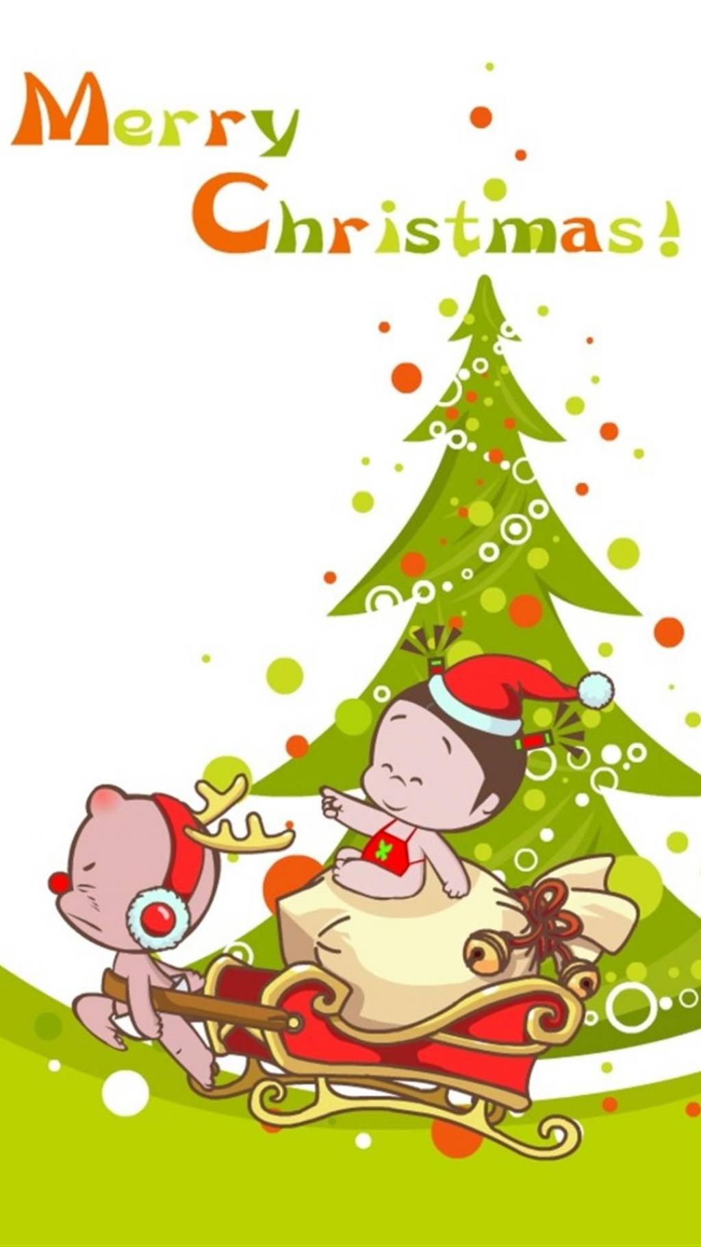 小破孩圣诞节贺卡