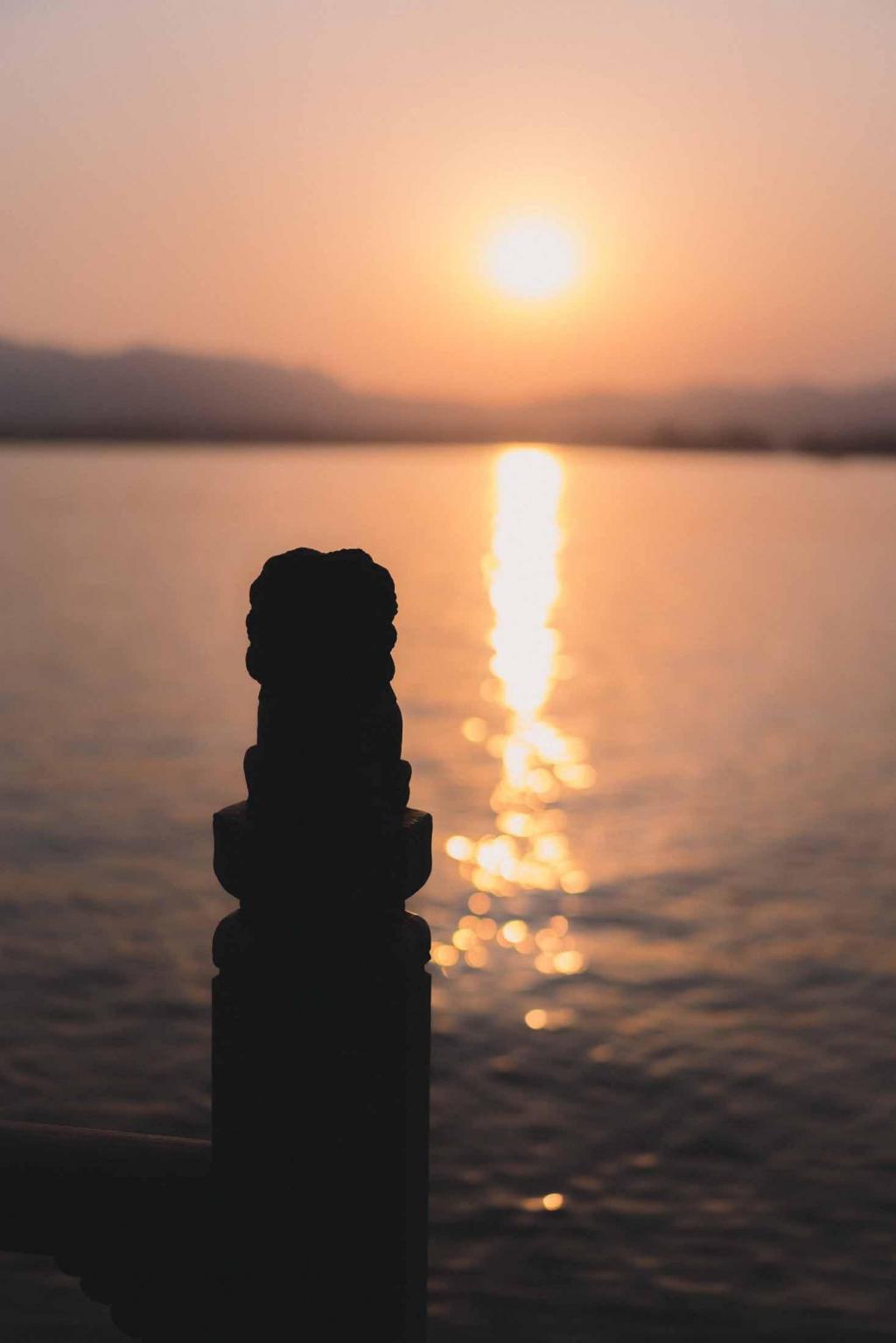 干净治愈系杭州西湖迷人美景摄影