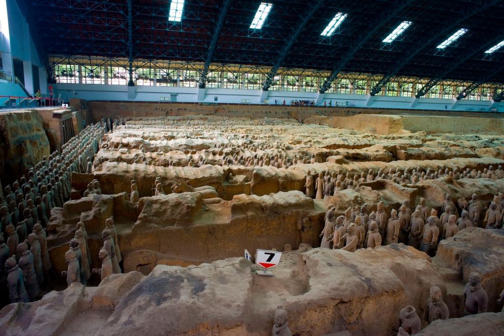 雄伟的秦始皇陵兵马俑