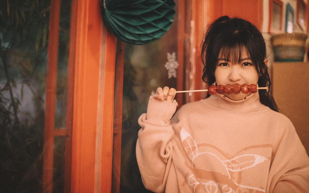 赖美云甜美温暖白嫩居家迷人写真